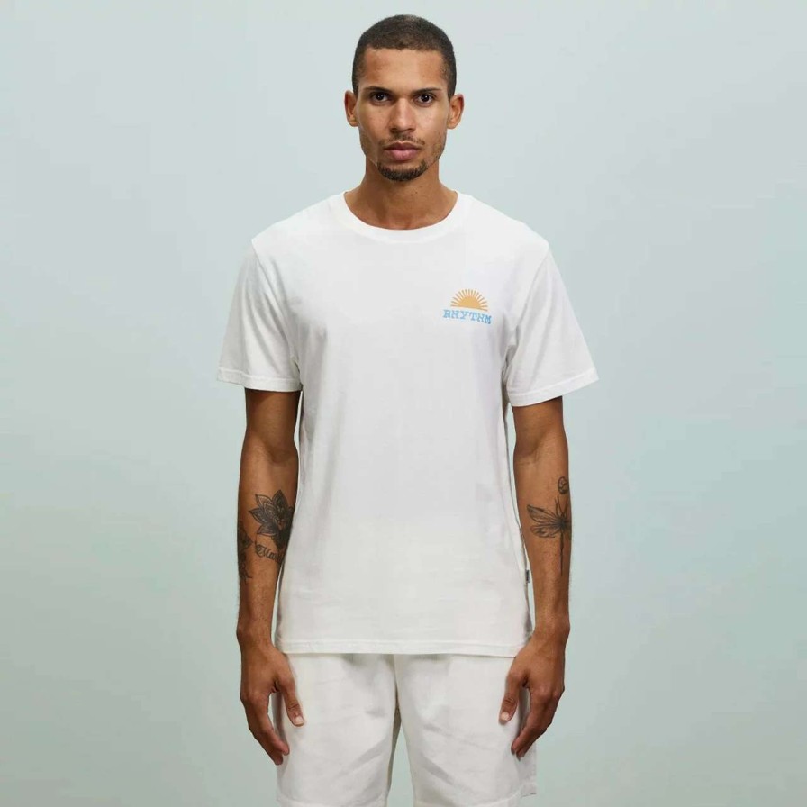 Tees * | Rhythm Awake Tee Mens In White