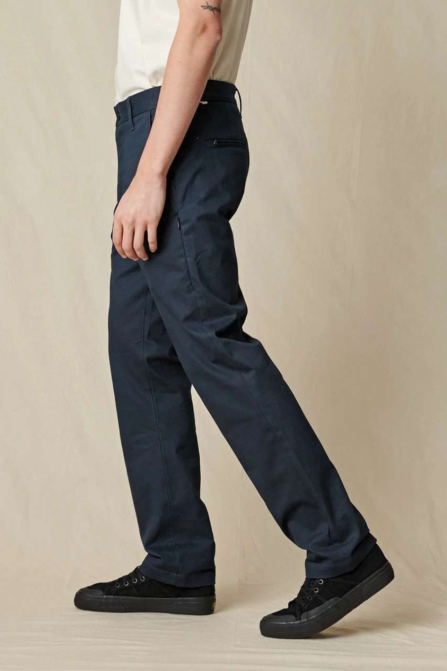 Bottoms * | Globe Foundation Pant Mens In Navy Blue