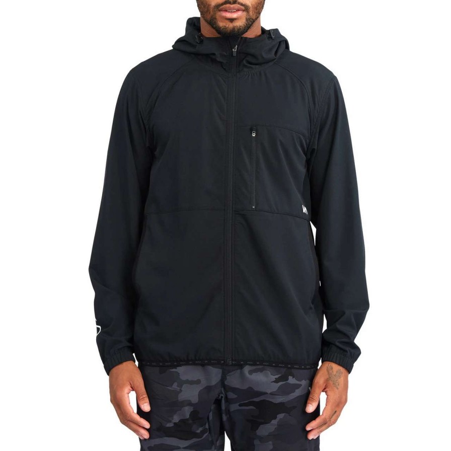 Jackets * | Rvca Yogger Ii Jacket Mens In Black