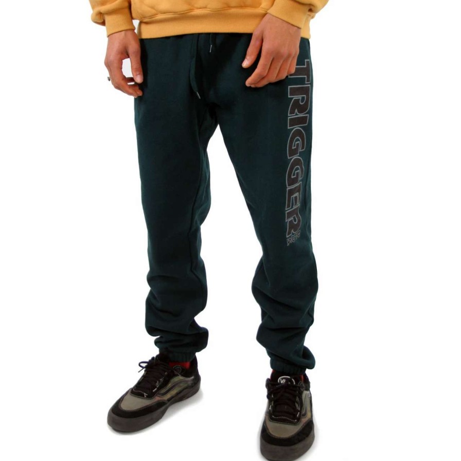 Bottoms * | Trigger Bros Stealth Track Pant Mens In Pine Green