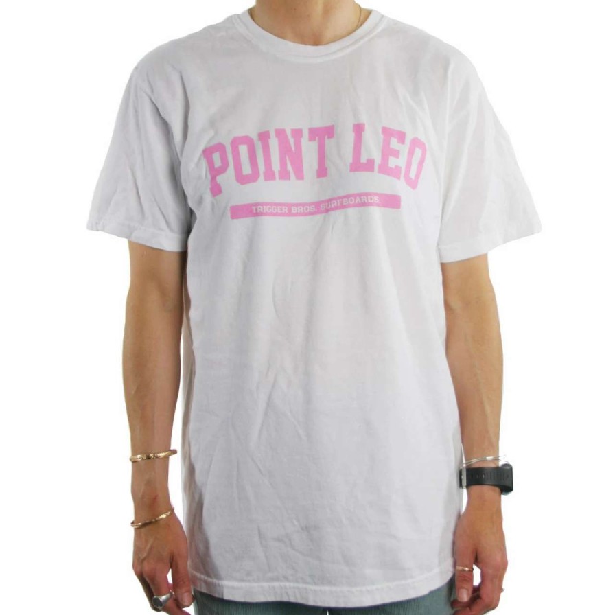 Tees * | Trigger Bros Pt Leo College Tee In White