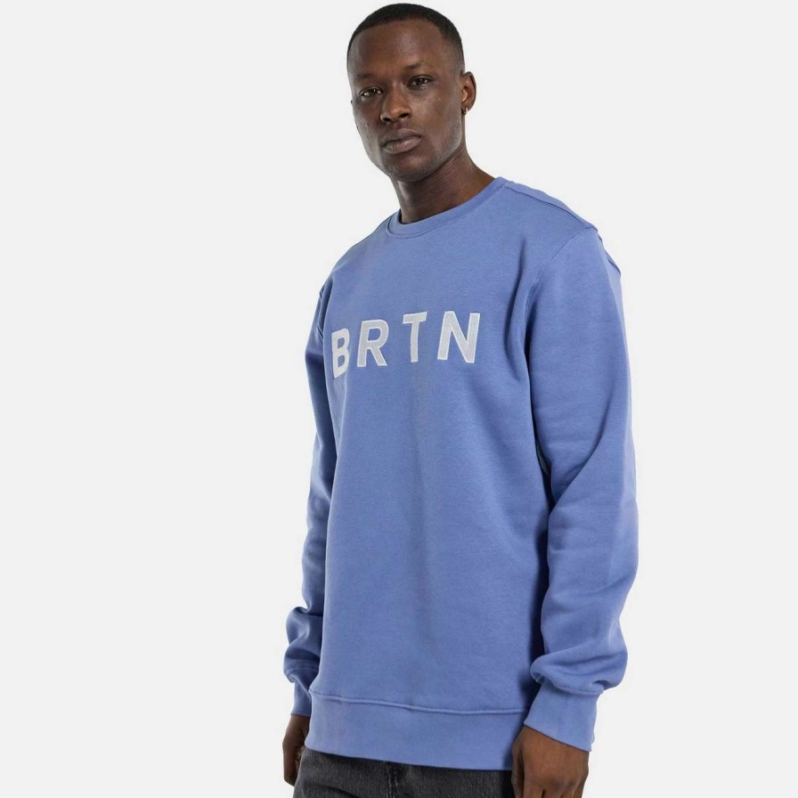 Jumpers & Hoodies * | Burton Brtn Crew In Slate Blue