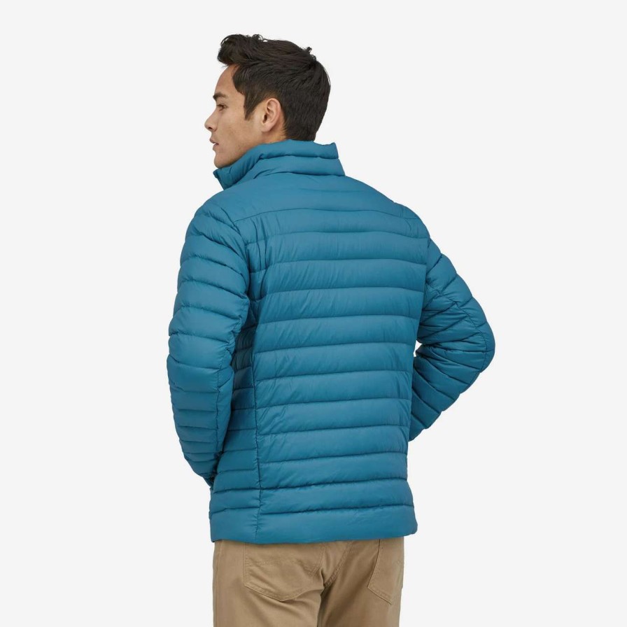 Jackets * | Patagonia Down Sweater Jacket Mens In Wavy Blue