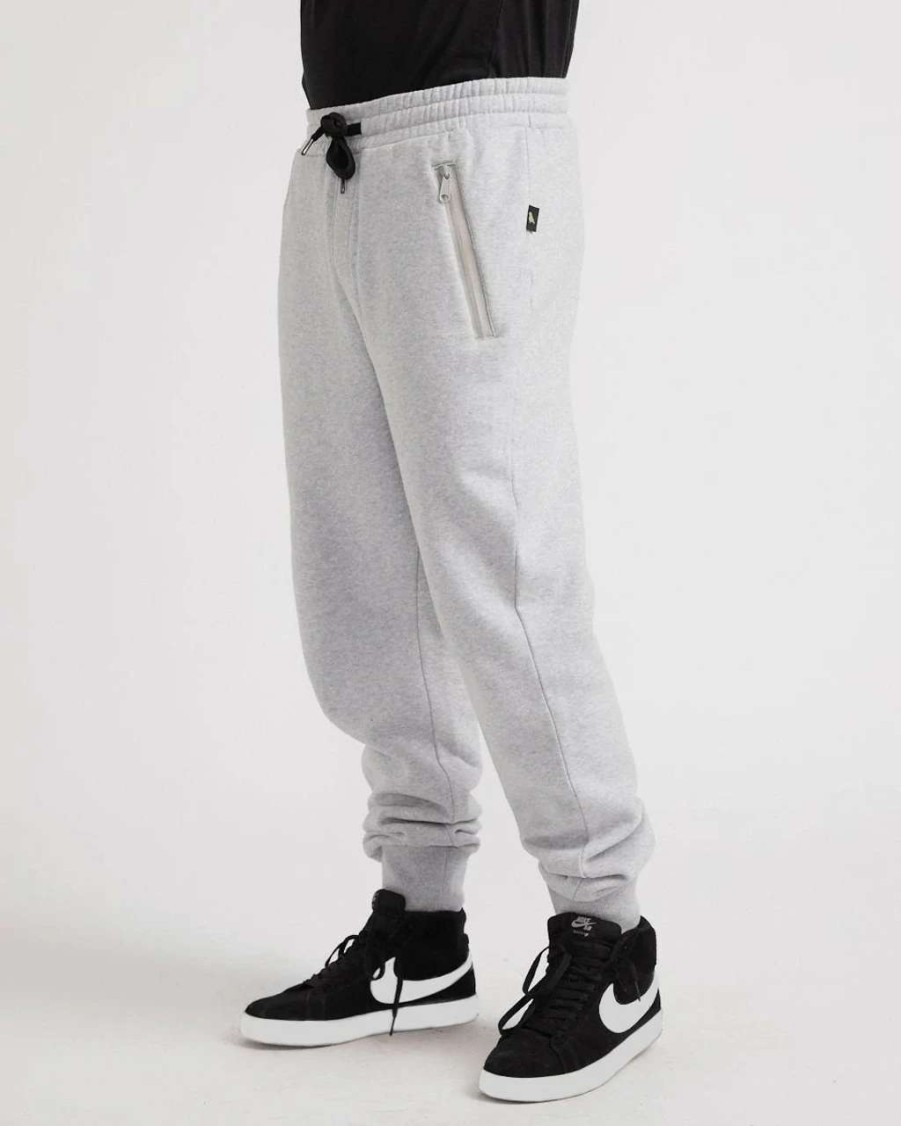 Bottoms * | Yuki Threads Quitters Tracksuit Pant In Heather Grey