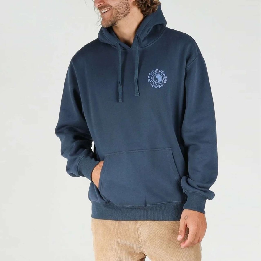 Jumpers & Hoodies * | Town & Country Taco Pop Hood Mens In Pacific Blue