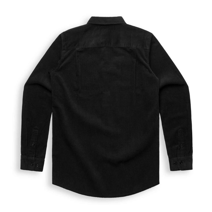 Shirts * | Trigger Bros Cord Shirt In Black