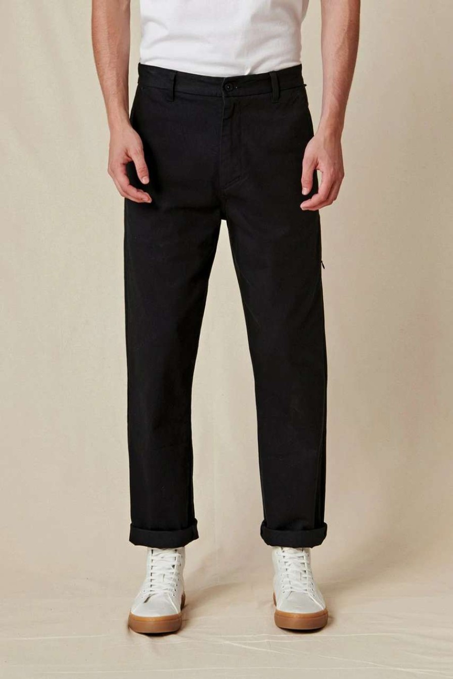 Bottoms * | Globe Foundation Pant Mens In Black