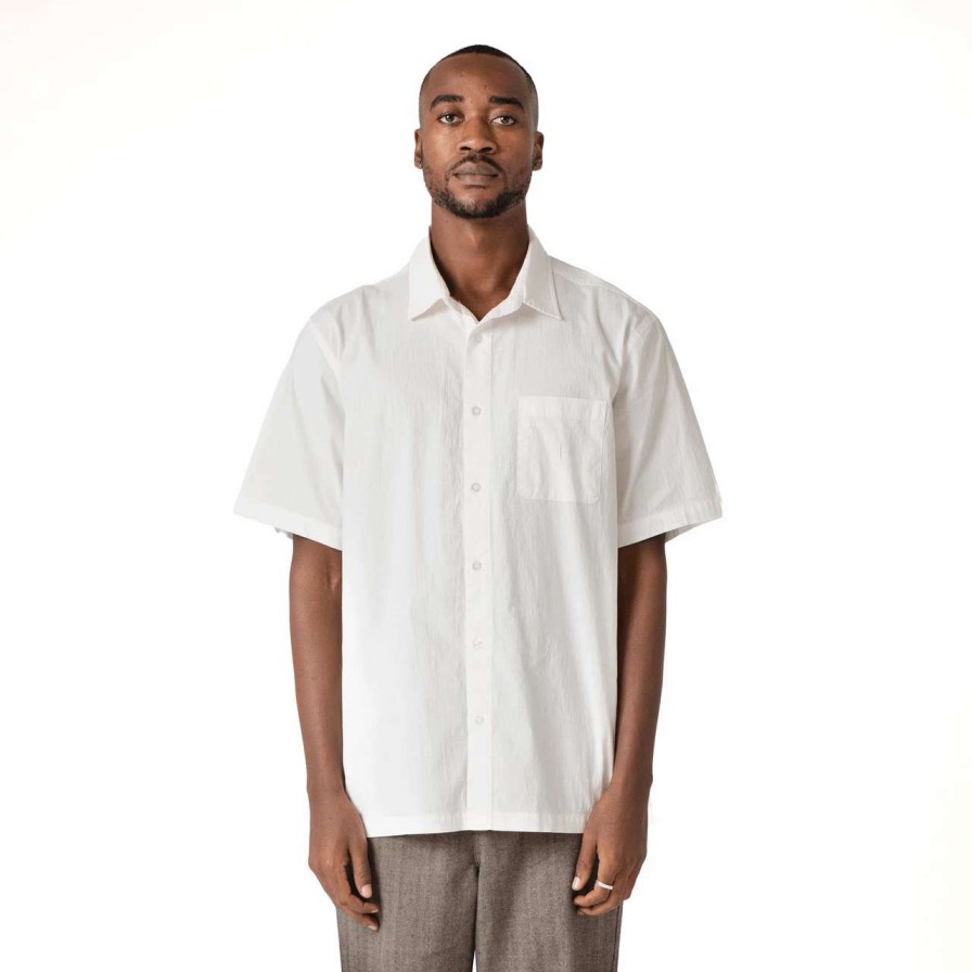 Shirts * | Former Vivian Short Sleeve Shirt Mens In White