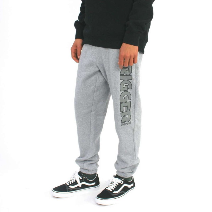 Bottoms * | Trigger Bros Stealth Track Pant Mens In Marle Grey