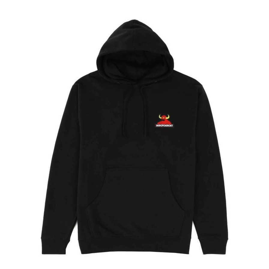 Jumpers & Hoodies * | Independent X Toy Machine Mash Up Midweight Hoodie In Black