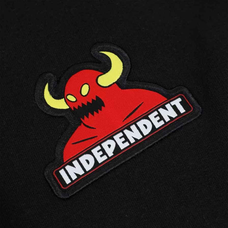 Jumpers & Hoodies * | Independent X Toy Machine Mash Up Midweight Hoodie In Black