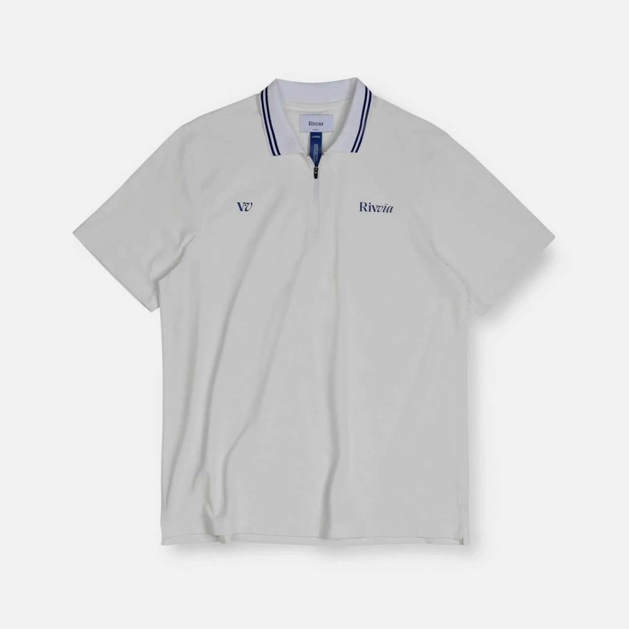 Shirts * | Rivvia Rpl Polo Top Mens In White