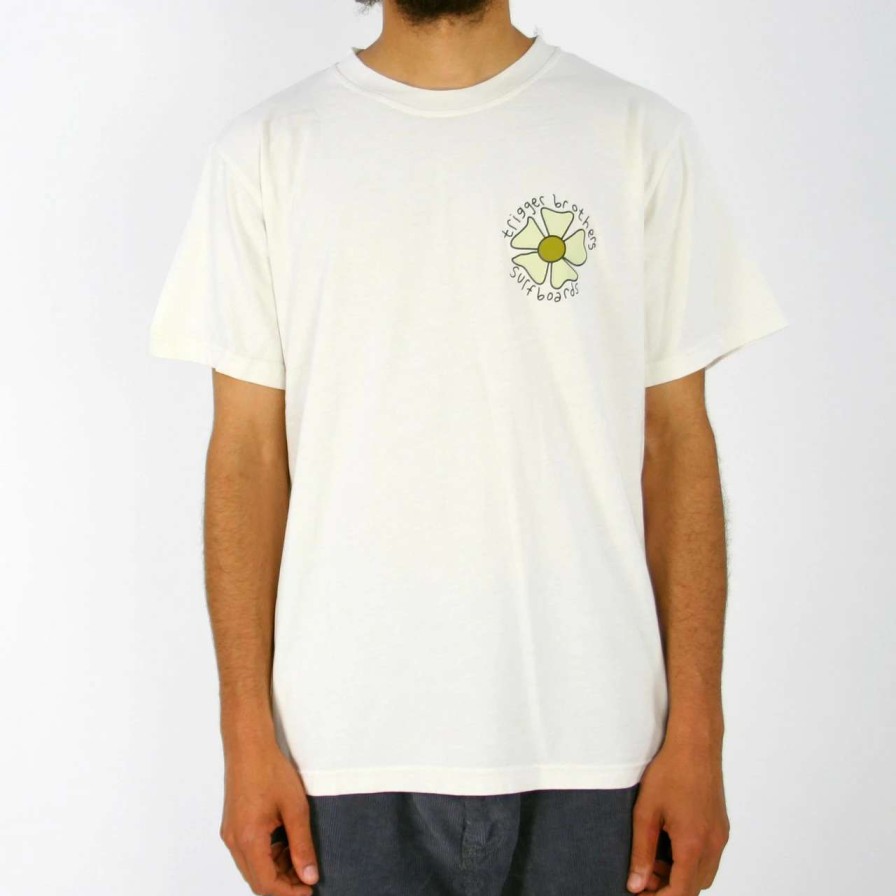 Tees * | Trigger Bros Gail Couper Tee Mens In Egret Ivory