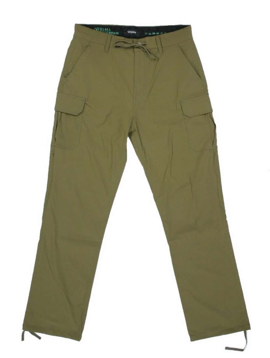 Bottoms * | Brixton Transport Cargo Pant Mens In Olive