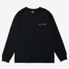 Jumpers & Hoodies * | Quiksilver Skewed Long Sleeve Tee Mens In Black