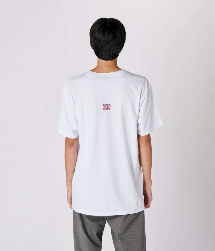 Tees * | Former Destroy Crux Tee Mens In White