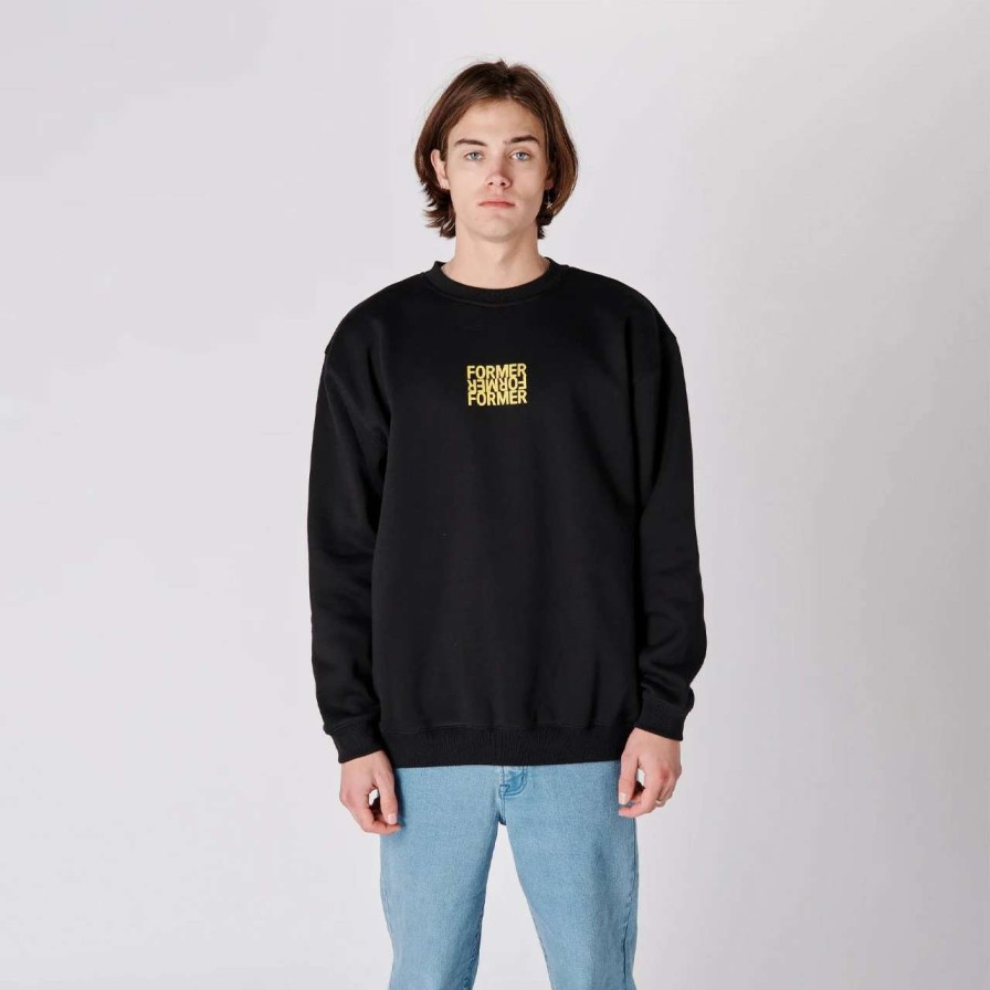 Jumpers & Hoodies * | Former Relief Crew Mens In Black