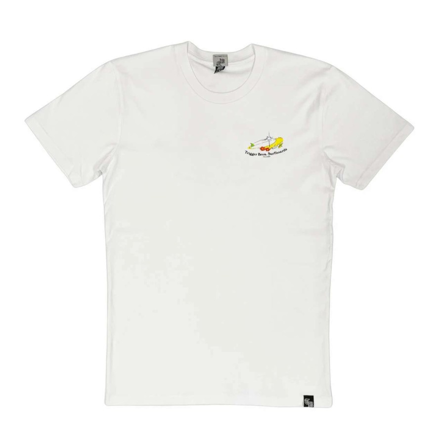 Tees * | Trigger Bros X Marchant Paradise Tee Mens In White