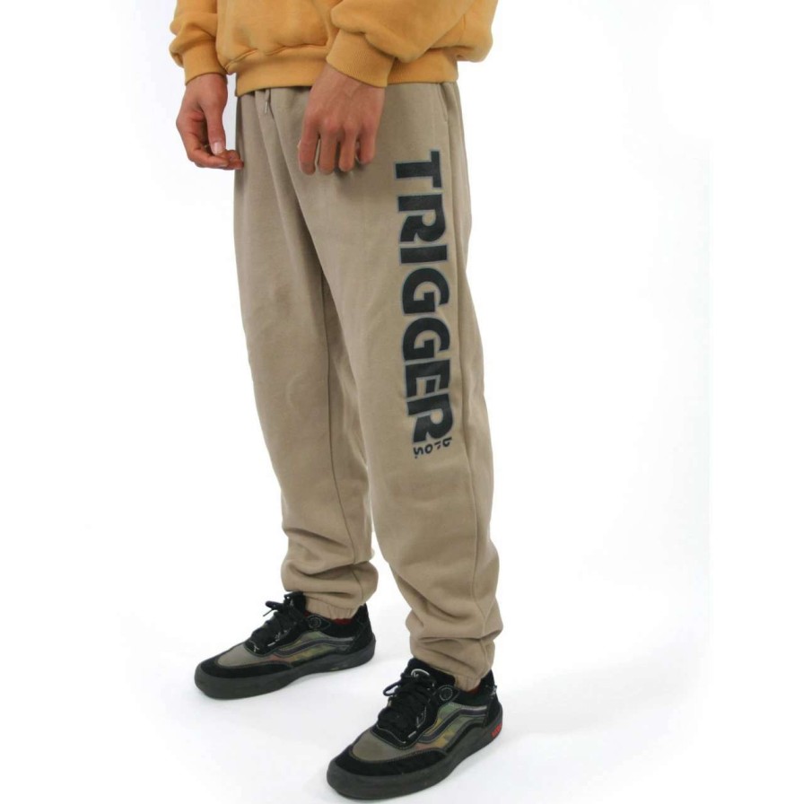 Bottoms * | Trigger Bros Stealth Track Pant Mens In Sand Beige